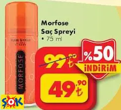 MORFOSE SAÇ SPREYİ 75 ML